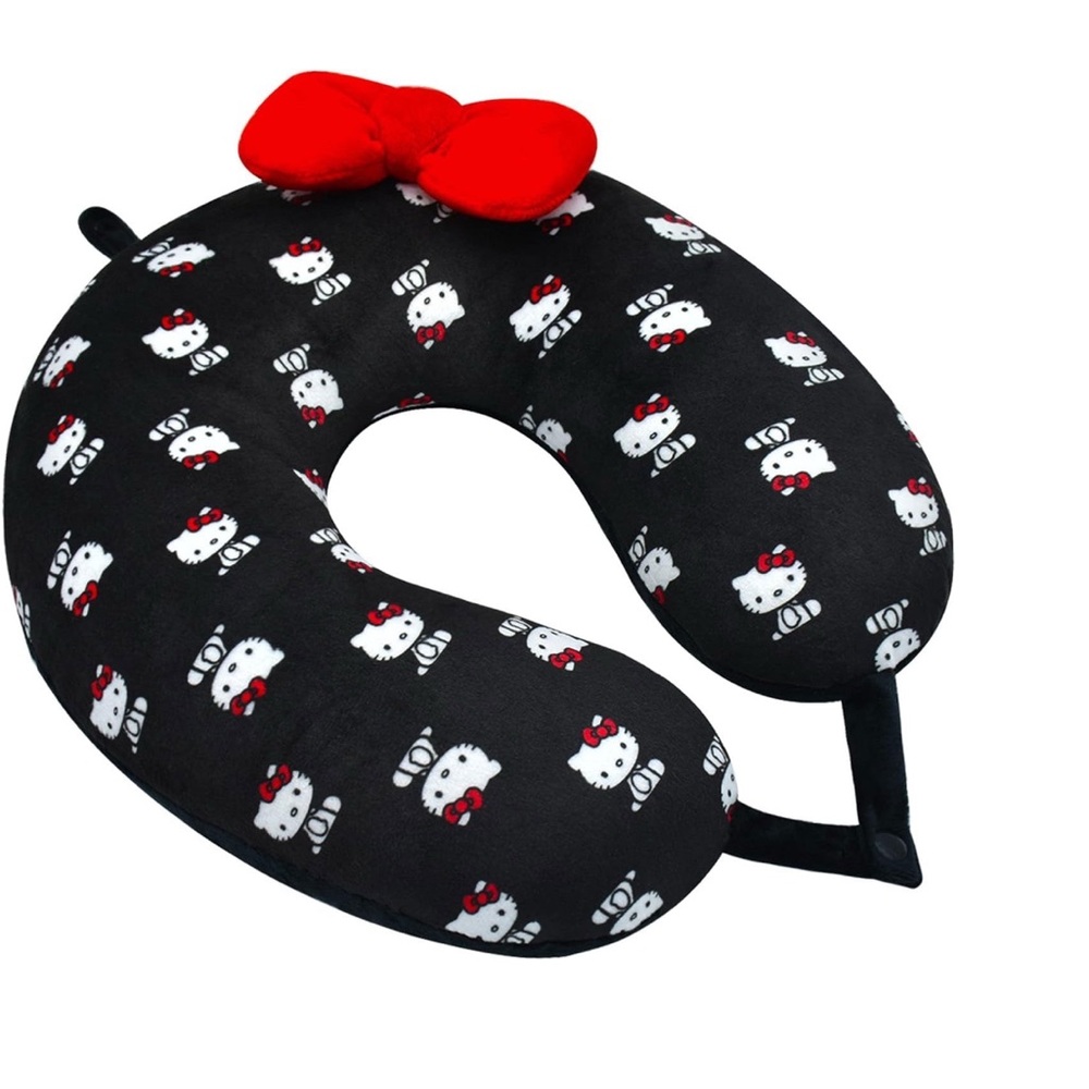 Hello Kitty Black and Red Neck Pillow
